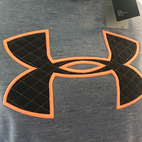 Under Armor Coldgear Loose hoodie space dye blue S - Picture 4 of 12